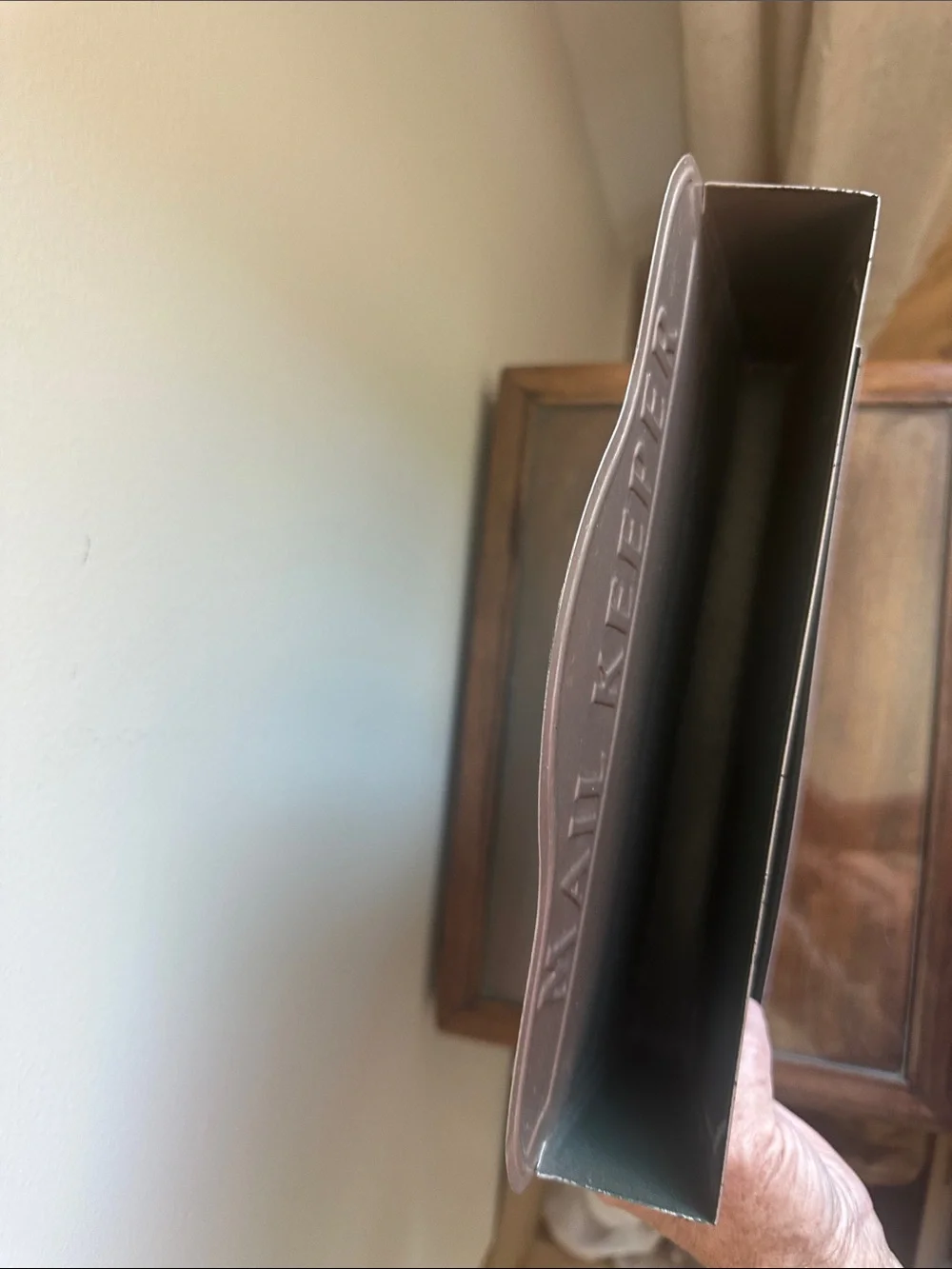 Vintage Metal Mail Keeper Wall Organizer